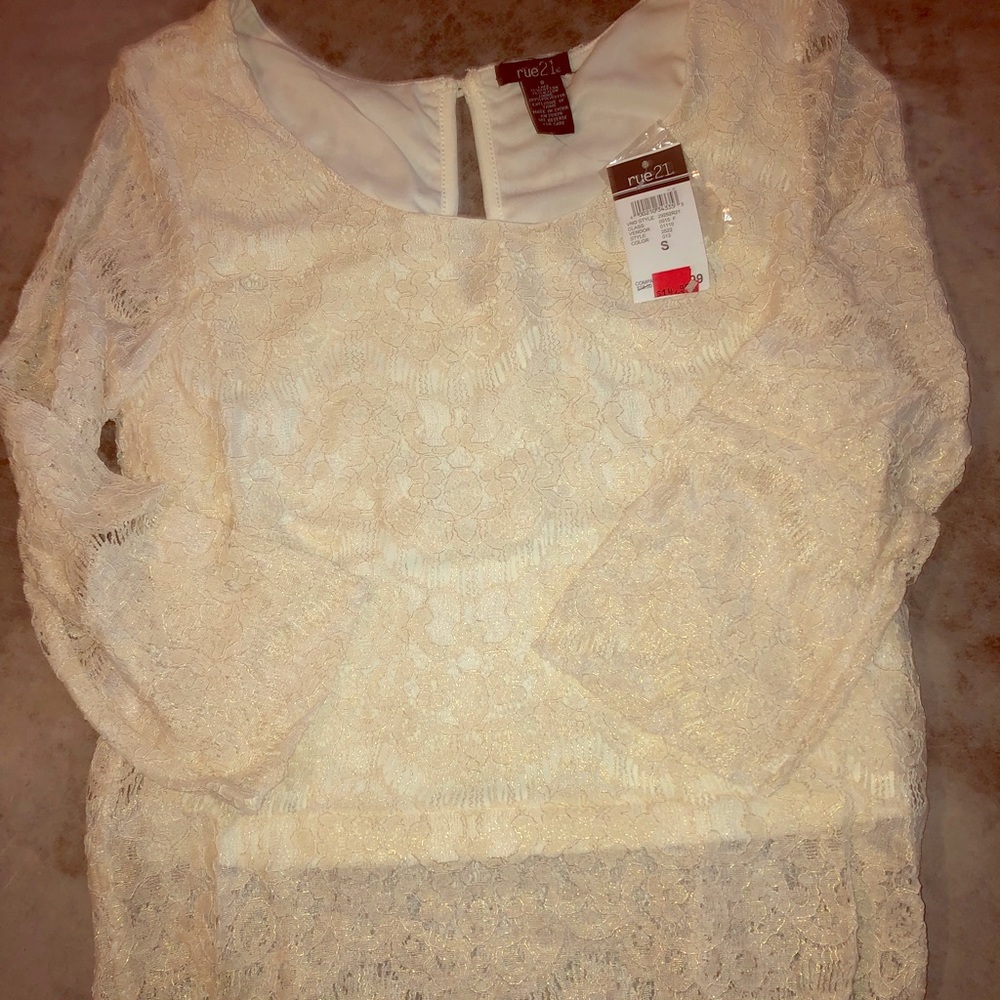 Rue21 3/4 Length Shirt